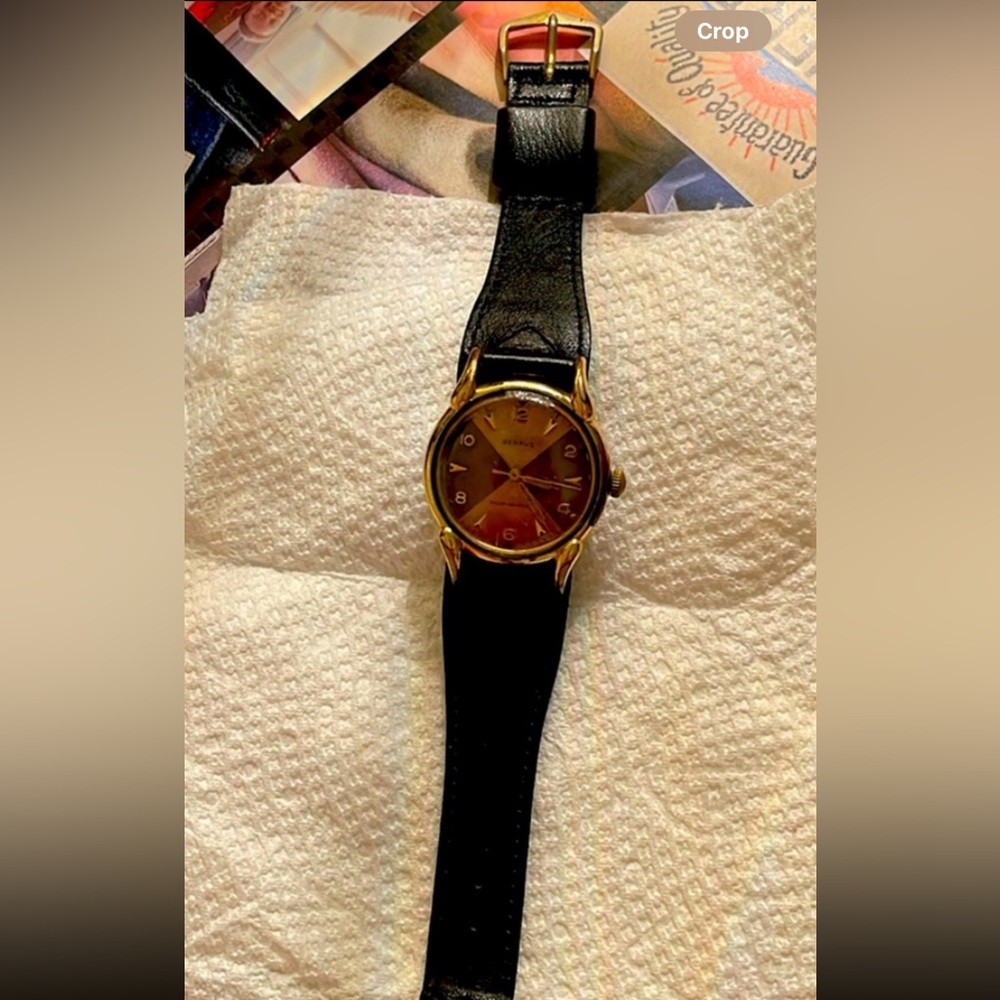 Mens vintage watch , maybe from 60’s still works, manual wind